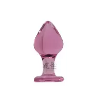 水晶玻璃肛塞G点后庭菊花刺激男女外出自玩情趣快感床上成人用品 型号B150