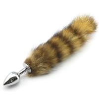 狐狸尾巴貉尾巴肛塞小号不锈钢尾巴肛自玩性用品外出形成人性用