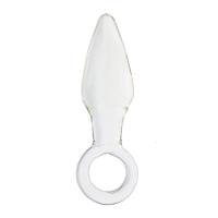 水晶玻璃戒指拉珠肛塞扩肛器性工具夫妻激情成人用品玩具自玩抽插 37D透明色