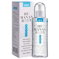 OIX 水溶性润滑剂 女用房事人体润滑油兴奋快感液 男用gay润滑液 成人用品220ML 水基透明型