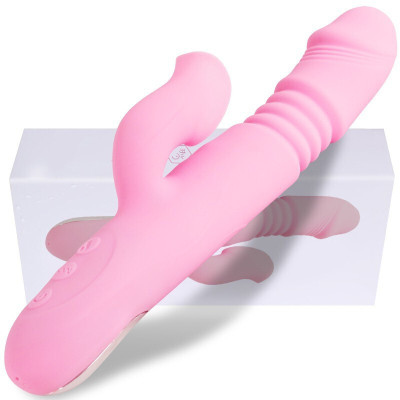 久爱 震动棒女用自嗨玩情趣性用品 夫妻房事电动按摩振动av转珠棒快感玩具舌舔吮吸器具秒潮炮机加温 全自动加温伸缩+礼品包