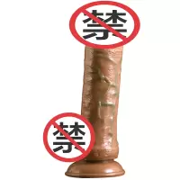久爱 仿真阳具女用自嗨玩具炮机快感假阳器女性av振动按摩棒假阳具情趣用品 棕色小号