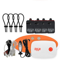 乐乐窝遥控脉冲后庭肛塞茎环马眼尿道插棒乳夹电极贴片硅胶按摩手套男女用情趣玩 男用APP遥控主机+弹簧扣阴茎环+小号塞