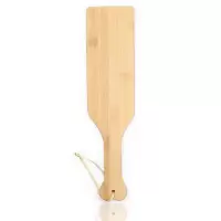桃色缘 戒尺木拍子打屁股sp竹手拍硬竹条拍 sm夫妻情趣用品男女用器具SM调教另类调情游戏成人性玩 加长加厚光面款大竹拍