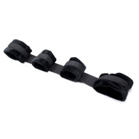 桃色缘 多款可选背手限制皮革颈套捆绑手铐 sm情趣用品男女用器具SM夫妻调情私密调教另类成人性道具 毛绒款手脚铐