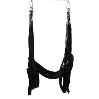 桃色缘 引体向上可调钢管夫妻刺激情爱上秋千 sm情趣用品男女用器具私密激情游戏另类 带挂钩黑色秋千(不带钢管无悬挂圆环)