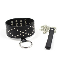 桃色缘 多款调情颈铐牵引狗链项圈皮革颈套 sm情趣用品男女用器具SM私密刺激另类成人性玩具 R