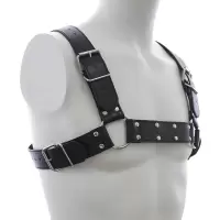 桃色缘 情趣限制紧缚衣 乳房束缚下体捆绑绳自缚带 sm情趣用品男女用器具SM夫妻调情另类私密皮革内衣 J款