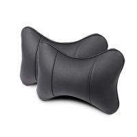 双面全皮 汽车头枕 护颈枕车载靠枕头汽车腰靠车用护腰垫汽车用品