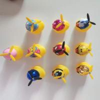 破风鸭小鸭头盔自行车摩托车小鸭子头盔鸭子铃铛涡轮增压喇叭灯