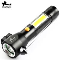 汽车安全锤车用多功能强光手电筒六合一车载破窗器逃生锤消防应急