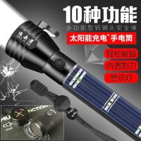 车载安全锤多功能消防手电筒声光报警汽车钨钢逃生车用一秒破窗器