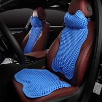 闪世 汽车硅胶坐垫夏天四季通用汽车头枕腰靠垫按摩透气货车座垫