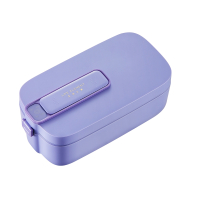 生活元素(LIFE ELEMENT)加热饭盒自热上班族学生带饭充电保鲜保温电热便当盒_紫色