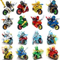 随机2款[成本价-限100名]|兼容新品幻影忍者人仔小人偶男孩积木拼装玩具摩托车套装