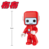 百变公仔小队可动人偶布布可可全套布鲁克大颗粒积木