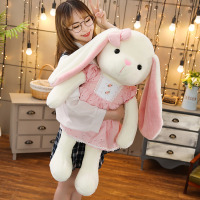 粉色裙子小白兔公仔兔兔布娃娃大玩偶女童女孩子毛绒玩具生日礼物