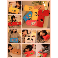 可爱卡通冬天暖手抱枕插手毛绒玩具冬季手捂玩偶男女学生娃娃公仔