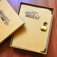 密码锁[往后余生] 相册+礼盒+礼包+免费洗50张照片|创意diy密码锁相册手工粘贴式情侣浪漫纪念册 惊爱情本相册本礼物