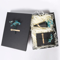 加大号蓝色满天星+灯串+手提袋37*28*9 0|抖音手绘本生日礼物表白本生日卡片情侣纪念册涂鸦送男友举