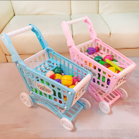 儿童超市手小推车过家家男女孩玩具水果蔬菜3切切乐大号5岁