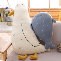 ins网红鲸鱼公仔抱枕女生睡觉毛绒玩具超软布娃娃女可爱床上玩偶