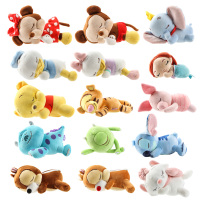 卡通唐老米鸭奇小飞猫咪象毛绒睡眠安抚公仔趴姿趴睡玩偶娃娃