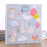 18寸萌萌哒兔子(标准款20张40面) 40面-60面|儿童宝宝成长纪念册记录册diy相册本大容量自粘贴式覆膜