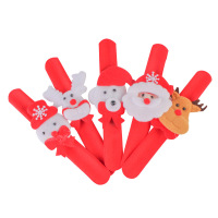 圣诞啪啪圈(10个)|圣诞节小礼品发光戒指儿童玩具闪光圣诞戒指手指灯地摊幼儿园奖品