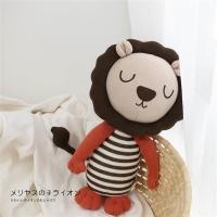 北欧针织陪睡小狮子玩偶儿童房布娃娃安抚毛绒玩具礼物样板房ins