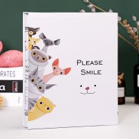 请微笑【人气好货】 过塑5寸400张|相册影集本大容量4寸5寸6寸装插页式家庭纪念册竖版过塑照片400张