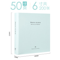 可放200张6寸相片-清新绿|相册200张6寸宝宝儿童相册本纪念册照片档案相册5寸家庭插页式相册集收纳大容量情侣毕业照片