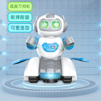 网红同款跳舞机器人礼物灯光音乐电动玩具儿童玩具男孩1-3-6岁