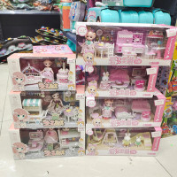 爱多美琪小卧室 仿真梳妆台房间场景女孩过家家儿童玩具盒装礼物