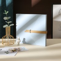 蓝相册+送礼盒+送礼包+送礼品袋[白内页] 20|覆膜diy相册本粘贴式手工浪漫情侣创意礼物火车票收藏影集纪念册