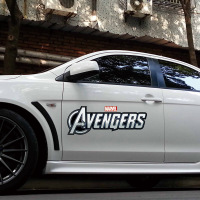 复仇者联盟漫威创意个性装饰车贴车身贴两侧遮挡划痕汽车贴纸防水