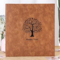 手揉革-生命树 手揉革6寸800张|大容量6寸800张过塑可放相册影集相册本纪念册插页式情侣家庭册