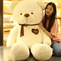 泰迪熊熊猫公仔抱抱熊女生娃娃大熊毛绒玩具超大号玩偶圣诞节礼物