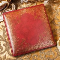 魅力红.[*均衡台纸白卡30张/双面60页]|日本相册影集家庭纪念大容量自粘贴式覆膜手工diy相册混装