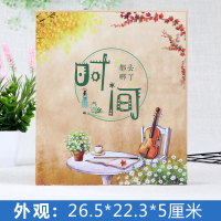 5190-时间都去哪了 4寸400张(照片尺寸:7.6*10.5厘米|相册影集200张插页式家庭宝宝儿童成长纪念册礼物毕