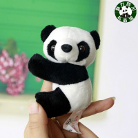 四川成都旅游纪念品歪头熊猫夹子小玩偶毛绒玩具公仔小礼品