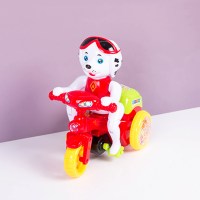 小狗 充电电池+充电器+螺丝刀|抖音同款儿童电动卡通特技炫舞三轮车玩具音乐灯光旋转万向翻斗车