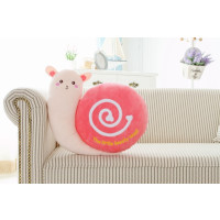 粉色蜗牛 40厘米(收藏礼品)|蜗牛仿真动物玩偶公仔儿童认知礼物毛绒玩具抱枕娃娃婴儿女生