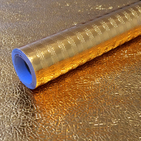 佛堂防水贴纸大尺寸加宽120金色墙贴仿金属丝自粘佛柜装饰一米二