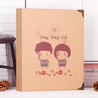 DayDayup [3寸320张+5寸160张+7寸40张]|拍立得相册本影集3寸5寸7寸插页式家庭情侣三寸照片纪念册大