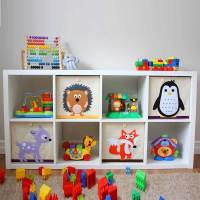 儿童玩具收纳箱整理箱收纳筐宝宝玩具箱玩具盒储物箱布艺收纳盒