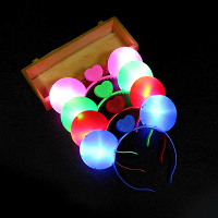 一体米奇-10个|发光花环头饰头箍网红地推小礼品地摊货源夜市创意小玩具发光发箍