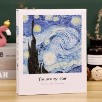 星月夜 过塑5寸200张|相册本插页式家庭纪念册5寸6寸7寸装影集大容量过塑照片200张