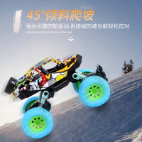 儿童四驱回力攀爬车越野车小孩耐摔玩具车男孩灯光音乐模型汽车