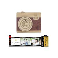 黄卷(相机木盒) 20张|创意木盒相机diy胶卷相册生日新年礼物送男友女生纪念礼物